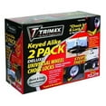 thumbnail image 1 of Trimax Locks  Trimax Wheel Chock Lock, Pack of 2 - Medium, 1 of 1