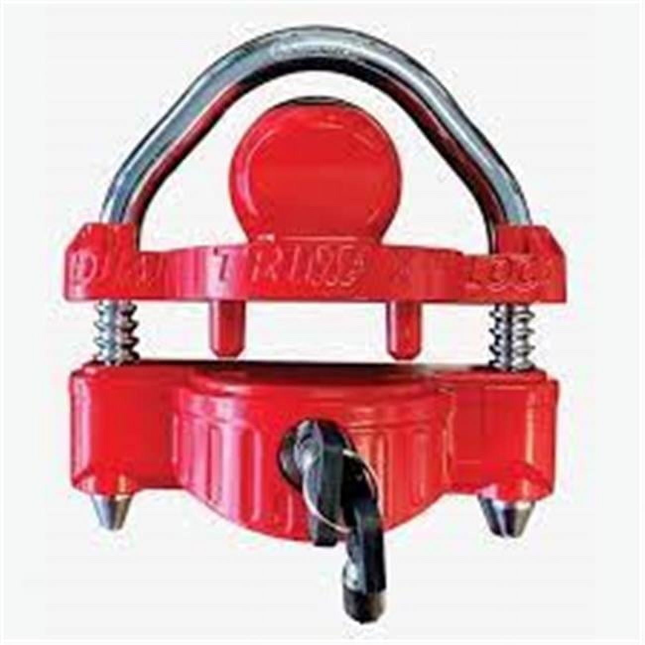 Trimax Locks WYEUMAX25D 0.5 in. Dia. Shackle Trimax Deluxe Universal Die Cast Narrow Body Coupler & U-lock
