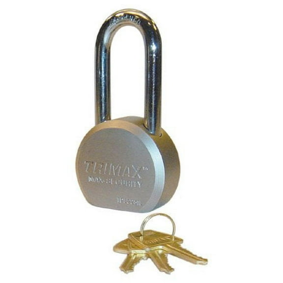 Trimax Maximum Security Padlock 64mm Round Body, 2.25" x 11mm Shackle, Rekeyable TPL2251L