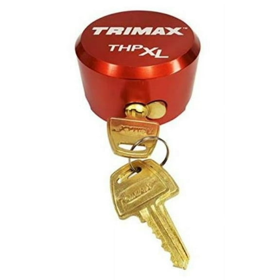 Trimax Solid Aluminum Hockey Puck Internal Shackle, Red
