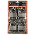 thumbnail image 1 of Trimax TLM4100 Keyed Alike Laminated Padlocks - 4 Pack, 1 of 3