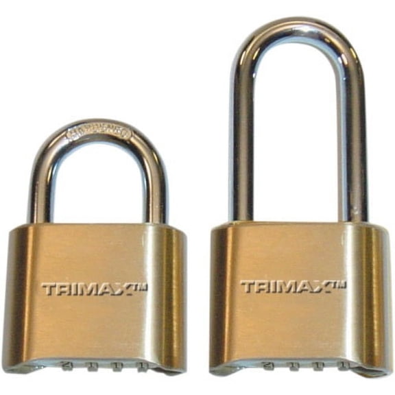 Trimax Resettable Combination Padlock  1.25in. x 5/16in. Diameter Shackle  TPC125