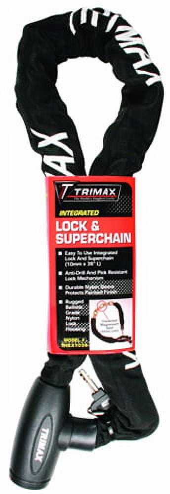 INTEGRATED LOCK & SUPER CHAIN - 10MM LINKS X 36 ( - Walmart Business ...