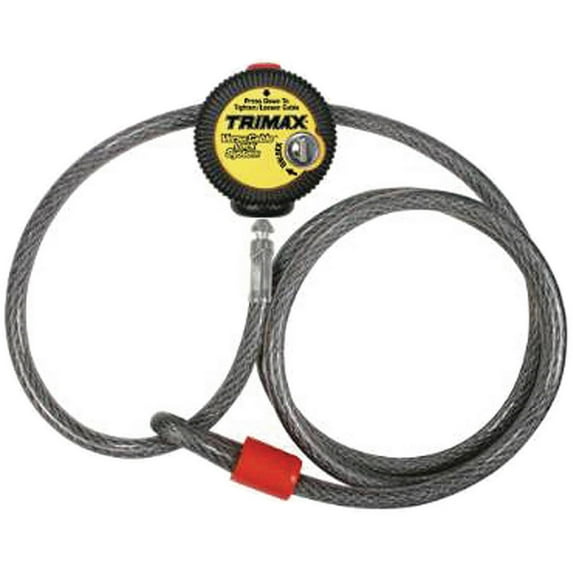 Trimax VMAX6 6' x 10mm Multi-Use Versatile Cable Lock 6' x 10mm
