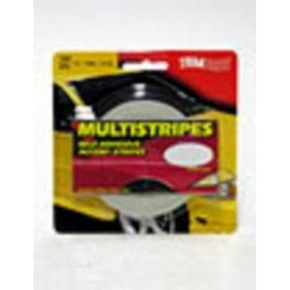 Trimbrite T0414 Pinstripe Tape 5/16" Multistripe Charcoal Metallic 36 Foot L