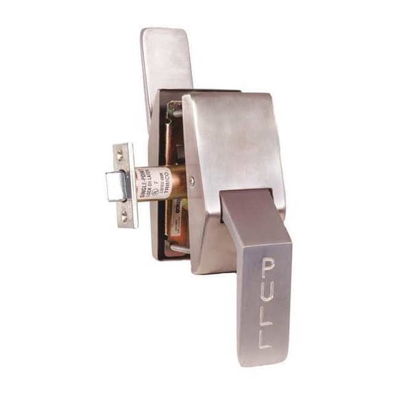 Trimco Quiet Push-Pull Latch,Vertical Mounting 1580APLH-2-52.710CU