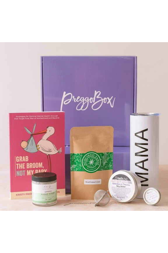 Trimester Two PreggoBox Second Trimester Pregnancy Essentials Gift Box