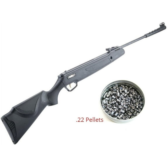 Trimex Arms Air Rifle .22 Cal Pellet Spring Power 500mm Break Barrel 700+ Fps 200 RDS 5.5mm Pellet