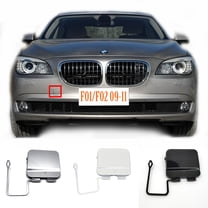 Trimla Front TOW Cover for 09-11 BMW 7 series F01 F02 725d 730d 730dX 740dX 730i 740i 750i 730Li 740Li 750Li 730LdX 740 750 2009 2010 2011 bumper Towing Hook Eye Cap 51117210880