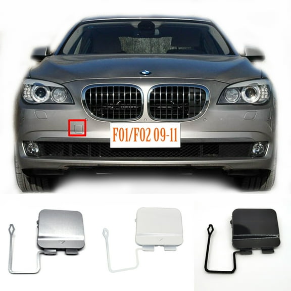 Trimla Front TOW Cover for 09-11 BMW 7 series F01 F02 725d 730d 730dX 740dX 730i 740i 750i 730Li 740Li 750Li 730LdX 740 750 2009 2010 2011 bumper Towing Hook Eye Cap 51117210880