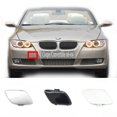 thumbnail image 1 of Trimla Front Tow Cover for 06-09 BMW 3 2door E92 Coupe E93 Convertible Fit 318d 320iX 328iX 330d 335iX 2006 2007 2008 2009 Bumper Towing Eye Hook Cap 51117187956, 1 of 5