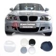 thumbnail image 1 of Trimla Front Tow Cover for 07-10 BMW 1 series E87 E81 LCI M-sport Aero S715A P337A Hatchback Fit 116d 114d 118d 125i 128i 135i 2007 2008 2009 2010 bumper Hook Eye Cap 51117837429 White, 1 of 5