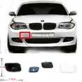 thumbnail image 1 of Trimla Front Tow Cover for 07-10 BMW 1 series E87LCI E81LCI Performance Aero S502A Hatchback Fit 116d 114d 118d 125i 128i 135i 2007 2008 2009 2010 bumper Hook Eye Cap 51110432380 Black, 1 of 4