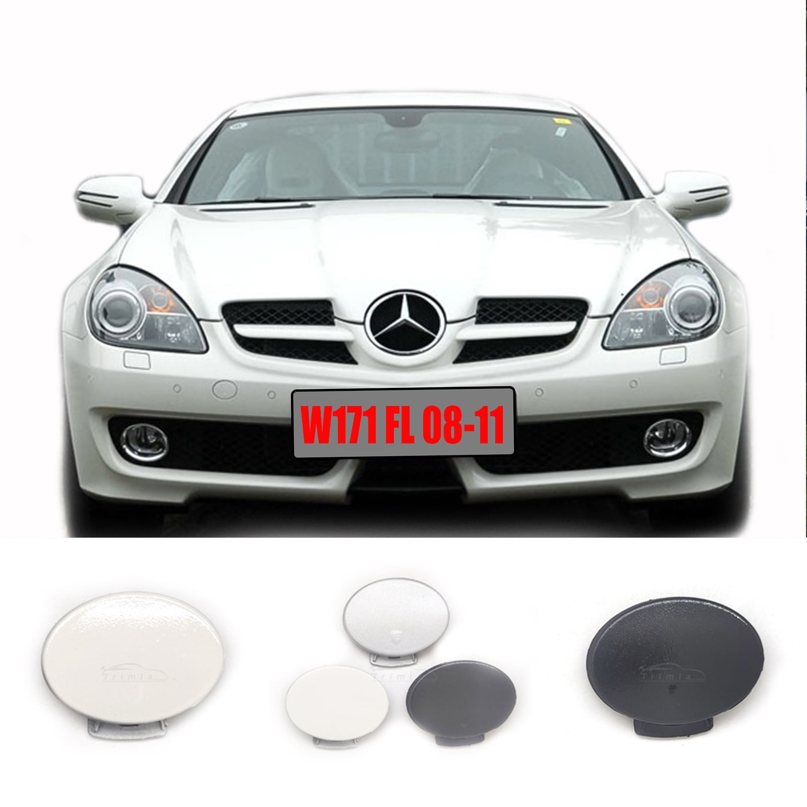 Mercedes R171 Cover Trimla Front Tow Cover for 08-11 Mercedes-Benz SLK Cabriolet Roadster ...