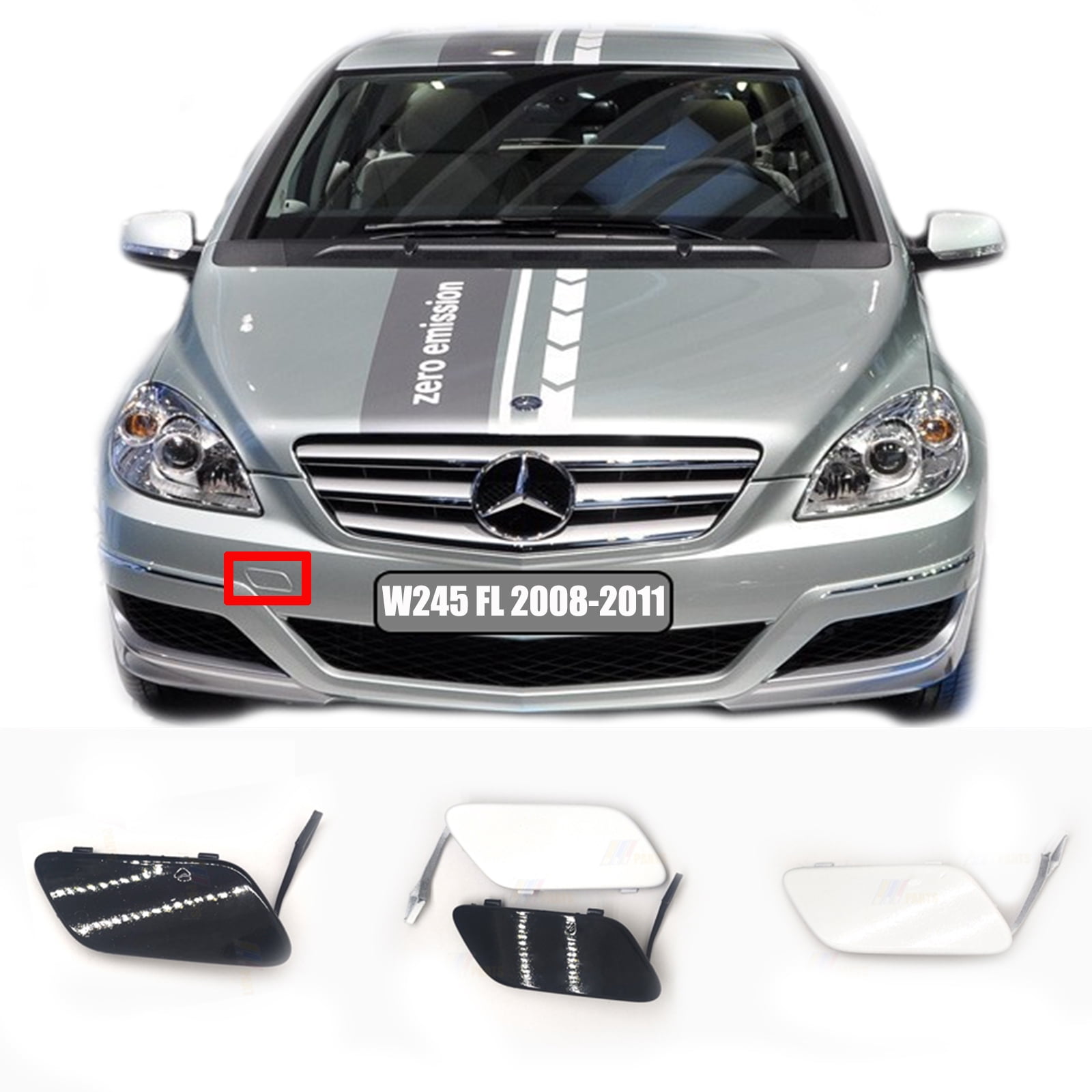 Trimla Front Tow Cover 08-11 for Mercedes-Benz B-class W245 W169 B150 ...