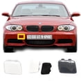 thumbnail image 1 of Trimla Front Tow Cover for 12-15 BMW 1 M-sport E82LCI Coupe E83LCI Convertible Fit 116d 114d 118d 125i 128i 135i 2011 2012 2013 2014 2015 bumper Hook Eye Cap 51118057505 primer, 1 of 5