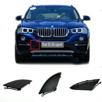 Trimla Front Tow Cover for 14-17 BMW X4 F26 Fit 20dX 20iX 28iX 30dX 35dX 35iX xDrive sDrive 2014 2015 2016 2017 SAV bumper Towing Hook Eye Cap 51117338473