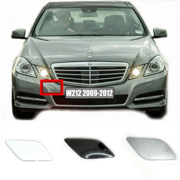Trimla Front Tow Cover Fit 09-12 Mercedes-Benz E-class W212 for E200 E220 E240 E270 E280 E320 E420 E430 E500 E55 E63 2009 2010 2011 2012 bumper Hook Eye Cap A2128850126