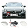 thumbnail image 1 of Trimla Front Tow Cover Fit 14-16 Mercedes-Benz S W217 AMG Line Coupe C217 Convertible A217 S400 S450 S500 S560 S63 S65 2014 2015 2016 bumper towing Hook Eye Cap A2178850824, 1 of 5