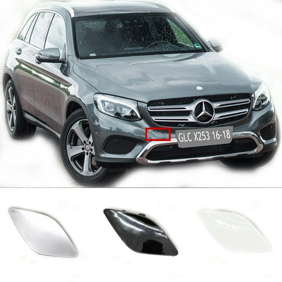 Trimla Front Tow Cover Fit 16-18 Mercedes Benz GLC X253 for GLC200 GLC220 GLC250 GLC350 GLC43 GLC63 2016 2017 2018 bumper towing Hook Eye Cap A2538850022