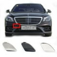 thumbnail image 1 of Trimla Front Tow Cover Fit 17-21 Mercedes Benz S Class W222 Facelift AMG Line for S300 S320 S350 S350d S400 S400d S450 S500 S560 S600 2017 2018 2019 2020 2021 bumper towing Hook Eye Cap A2228856500, 1 of 5