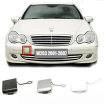 Trimla Front Tow Cover for Mercedes-Benz C Class W203 Fit C180 C200 C220 C230 C240 C250 C280 C300 C320 C350 C32AMG 2001 2002 2003 2004 2005 2006 2007 bumper Hook Eye Cap A2038850026