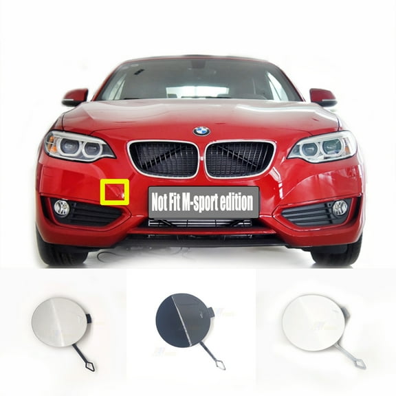 Trimla Front Tow Cover for 14-18 BMW2 F22 F23 Fit 218d 218i 220dX 220i 225d 228i 230i 2014 2015 2016 2017 2018 bumper Hook Eye Cap 51117391808