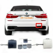 Trimla REAR TOW Cover for 15-18 BMW 7 series M Aerodynamics G11 G12 730i 730d 740i 740d 750i 750Ld 760i 730Li 740Li 750Li 760Li 2015 2016 2017 2018 bumper Towing Hook Eye Cap 51128064765