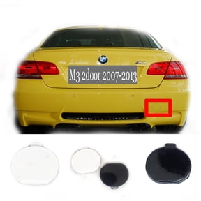 Trimla Rear Tow Cover for 07-13 BMW M Series M3 2door E92 Coupe E93 Convertible 2007 2008 2009 2010 2011 2012 2013 Bumper Towing Hook Eye Cap 51128046676