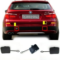 Trimla Rear Tow Cover for 11-13 BMW X3 F25 18d 18i 20dX 20iX 28iX 30dX 35dX 35iX xDrive sDrive 2011 2012 2013 SAV bumper Towing Hook Eye Cap 51127272415 Left