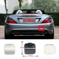 thumbnail image 1 of Trimla Rear Tow Cover for 12-15 Mercedes-Benz SLC SLK Roadster W172 R172 AMG Line Fit 200 250 280 300 350 55 2012 2013 2014 2015 bumper towing Hook Eye Cap A1728852923, 1 of 5