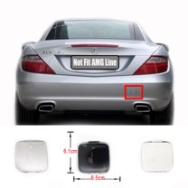 Trimla Rear Tow Cover for 12-15 Mercedes-Benz SLC SLK Roadster W172 R172 Fit 200 250 280 300 350 55 2012 2013 2014 2015 bumper towing Hook Eye Cap A1728850623