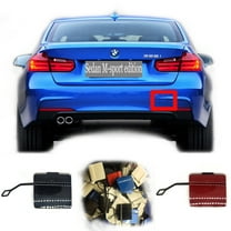 Trimla Rear Tow Cover for 13-18 BMW 3 series M Sport F30 Base Sedan 320i 325d 328i 330d 328dX 335iX 340iX 2013 2014 2015 2016 2017 2018 Bumper Hook Eye Towing Cap 51128056615