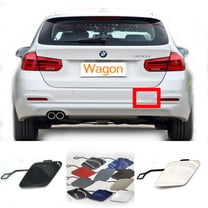 Trimla Rear Tow Cover for 16-18 BMW 3 Series Wagon F31 LCI Touring 320i 325d 328i 330d 330e 330i 340i 2016 2017 2018 Bumper Hook Eye Towing Cap 51127428436