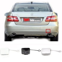 Trimla Rear Tow Cover Fit 09-12 Mercedes-Benz E-class W212 Sedan for E200 E220 E240 E270 E280 E320 E420 E430 E500 E55 E63 2009 2010 2011 2012 bumper Hook Eye Cap A2128850326