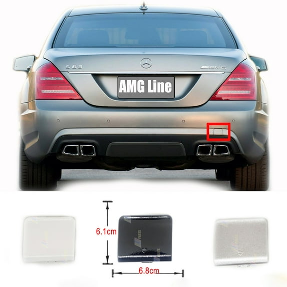 Trimla Rear Tow Cover Fit 10-13 Mercedes Benz S Class W221 Facelift AMG Line for S280 S320 S350 S400 S420 S450 S500 S63 S65 2007 2008 2009 bumper towing Hook Eye Cap A2218852922