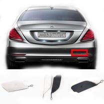Trimla Rear Tow Cover Fit 13-21 Mercedes Benz S W222 for S300 S320 S350 S400 S450 S500 S560 S600 S63 2013 2014 2015 2016 2017 2018 2019 2020 2021 bumper towing Hook Eye Cap A2228850424