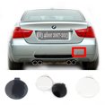 thumbnail image 1 of Trimla Rear Tow Cover for 07-13 BMW M Series M3 Fit 4door E90 Base Sedan 2007 2008 2009 2010 2011 2012 2013 Bumper Towing Hook Eye Cap 51127891280, 1 of 5