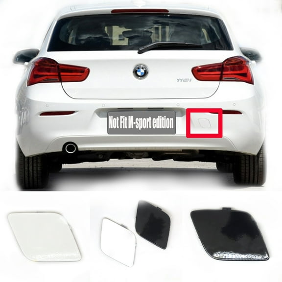 Trimla Rear Tow Cover for 15-18 BMW1 Sedan F20LCI Wagon F21LCI 116i 118i 120i 125i 125d Hatchback 2015 2016 2017 2018 bumper Hook Eye Cap 51127371751