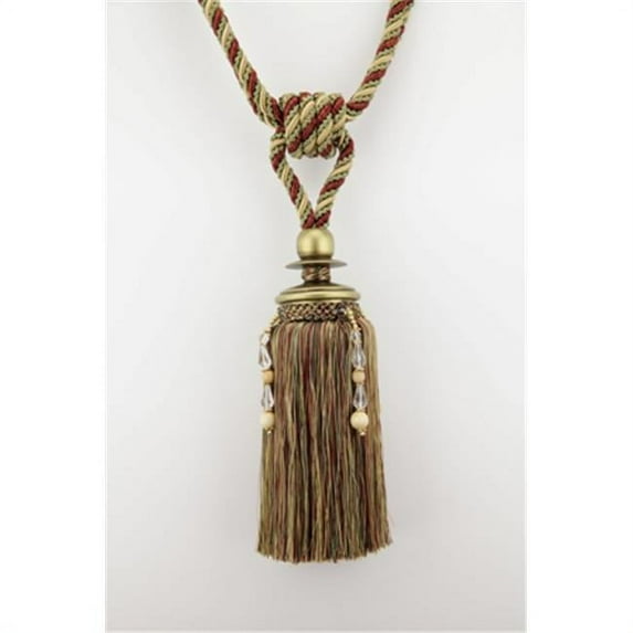Trimland 3383-10-8770 38 in. Calvalier Single Tassel Tieback