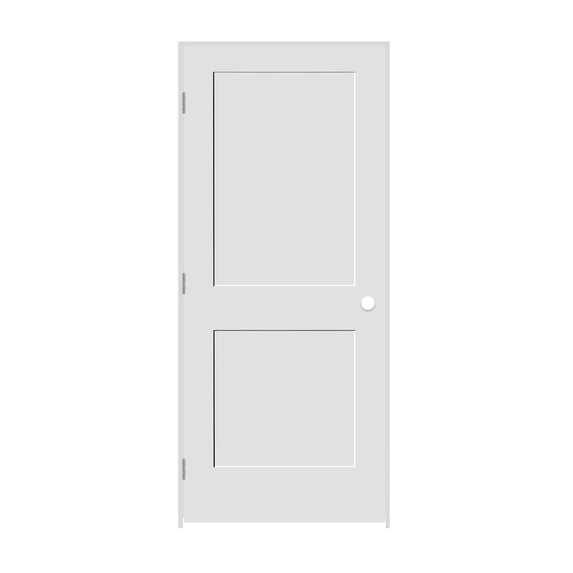 Trimlite 2068138-8402Rh154916 24" By 80" 2-Panel Shaker Right Handed Interior Prehung