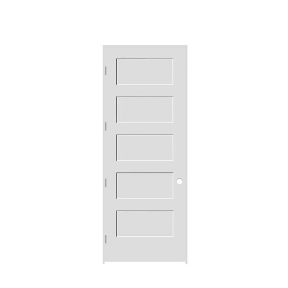 Trimlite 2080138-8405Rh15714 24" By 96" Shaker 5-Panel Right Hand Handed Interior Pre-Hung