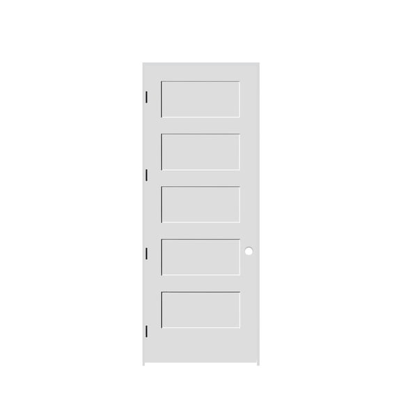 Trimlite 2180138-8405Rh1d714 34" By 96" Shaker 5-Panel Right Hand Handed Interior Pre-Hung