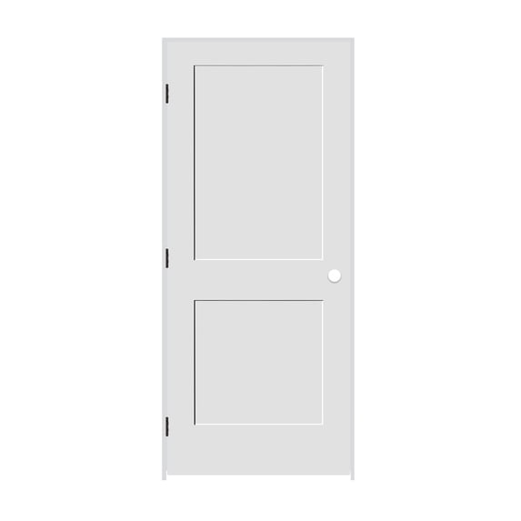 Trimlite 2270138-8402Rh10b4916 26" By 84" Shaker 2 Panel Right Handed Interior Prehung