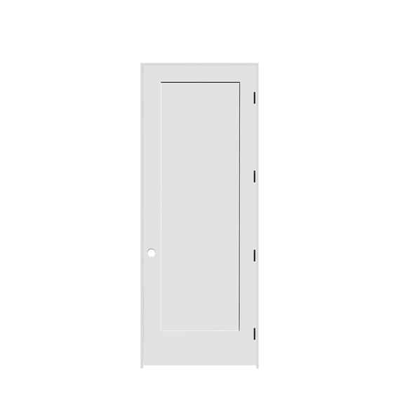 Trimlite 2480138-8401Lh1d714 28" By 96" Shaker 1-Panel Left Hand Handed Interior Pre-Hung
