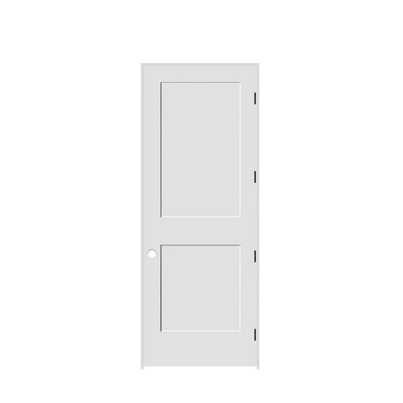 Trimlite 2480138-8402Lh10b714 28" By 96" Shaker 2-Panel Left Hand Handed Interior Pre-Hung
