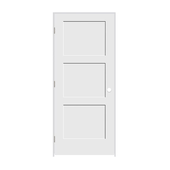 Trimlite 2870138-8433Rh15714 32" By 84" Shaker 3 Panel Right Handed Interior Prehung