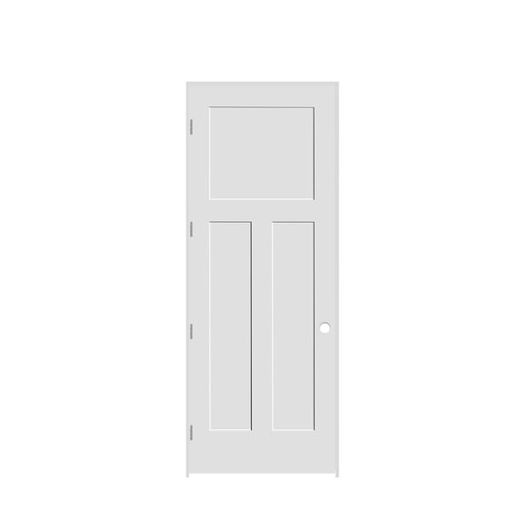 Trimlite 2880138-8403Rh26d4916 32" By 96" Shaker 1+2-Panel Mission Right Hand Handed