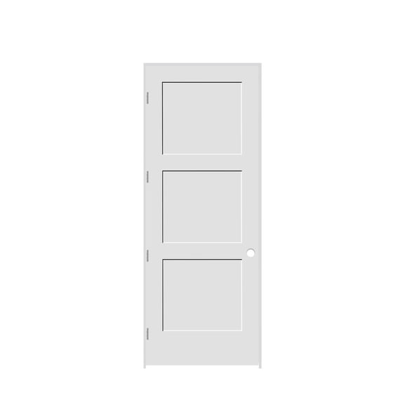 Trimlite 3080138-8433Rh26d4916 36" By 96" Shaker 3-Panel Equal Right Hand Handed Interior