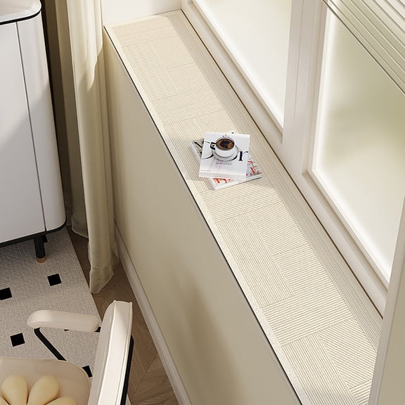 Trimmable Diatomaceous Earth Window Sill Mat, Anti-Slip Dustproof Protector For Windows Balcony Kitchen Office